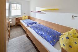 Whg Dnenrose Schlafzimmer mit zwei Einzelbetten
